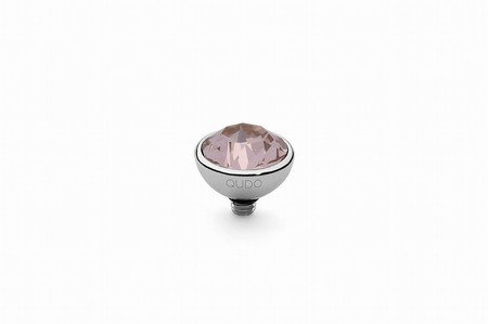 Qudo Silver Topper Bottone 10mm - Vintage Rose